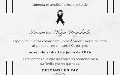 El SUTUACM lamenta el sensible fallecimiento de Francisco Noya Regalado esposo de nuestra compañera Trabajadora Rocío Álvarez